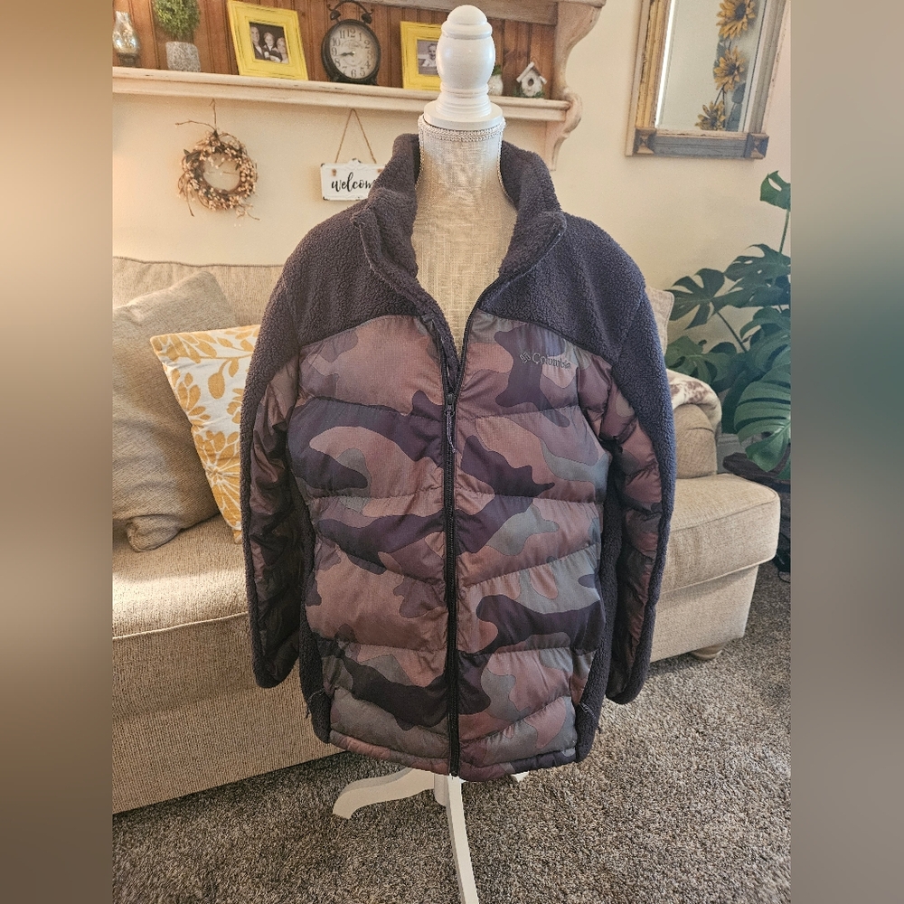 Mens Columbia Sportswear Omni-Heat Puffer Jacket - Size L